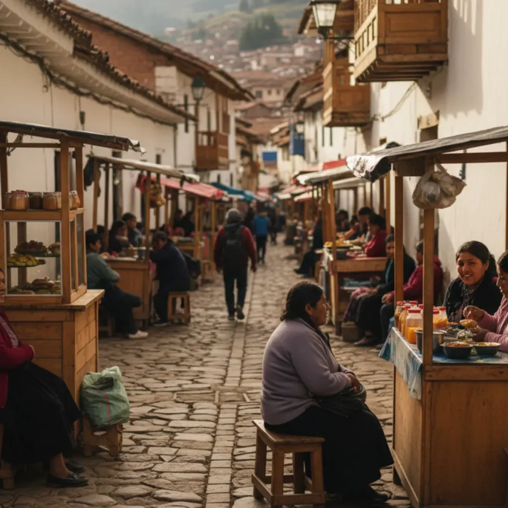 Mercados en Cusco San Blas 